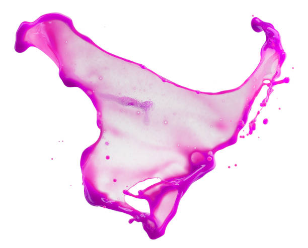 istock pink paint splash isolated on a white background 1076263120