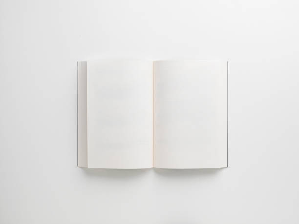 Mock-up magazines, book or catalog on white background.