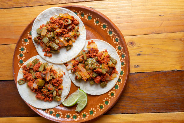 istock Chorizo and nopales tacos 1076278984
