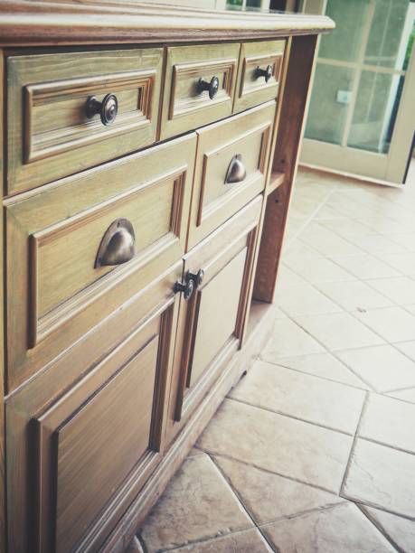 istock Vintage wood drawer 1076300704