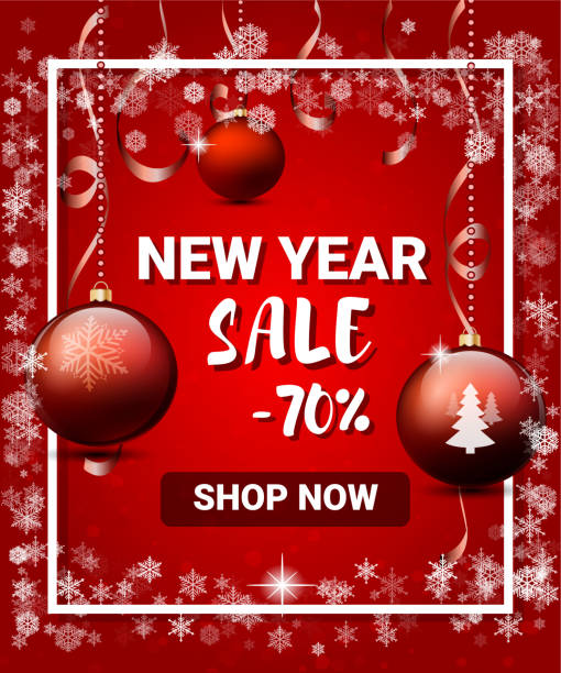 istock New Year Sale design banner to use on mobile devices and desktops 1076320688