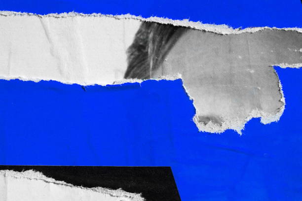 istock Old ripped blank torn paper crumpled creased posters grunge textures backdrop backgrounds placard letters 1076331828