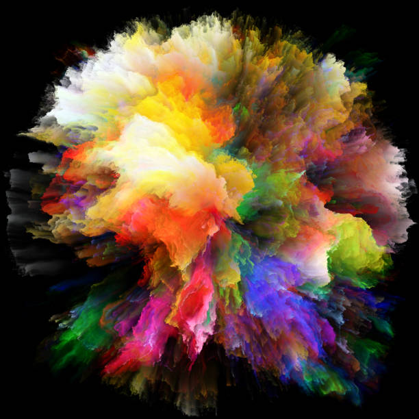 istock Energy of Colorful Paint Splash Explosion 1076343590