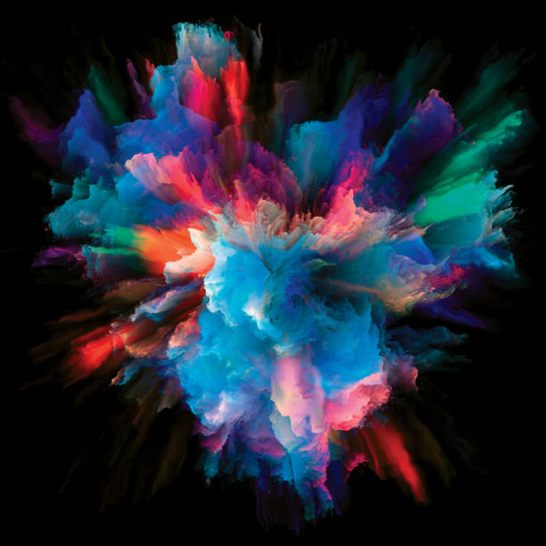 istock Propagation of Color Splash Explosion 1076344026