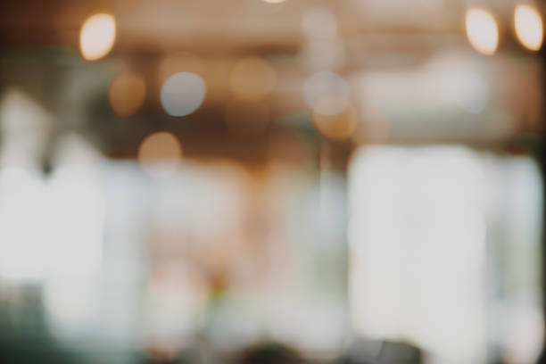 istock Abstract blur interior coffee shop or cafe for background. 1076364932