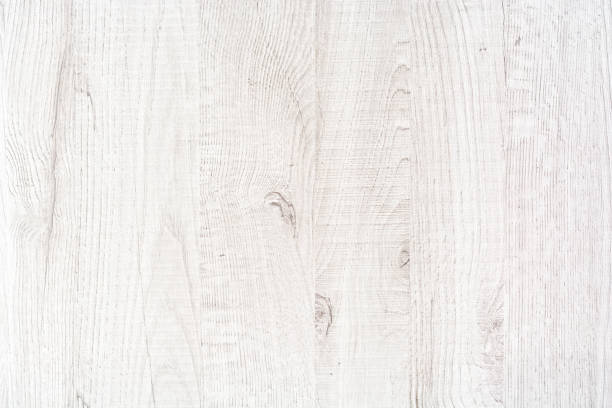 tablero de madera barnizado blanco - knotted wood plank wall abstract texture fotografías e imágenes de stock