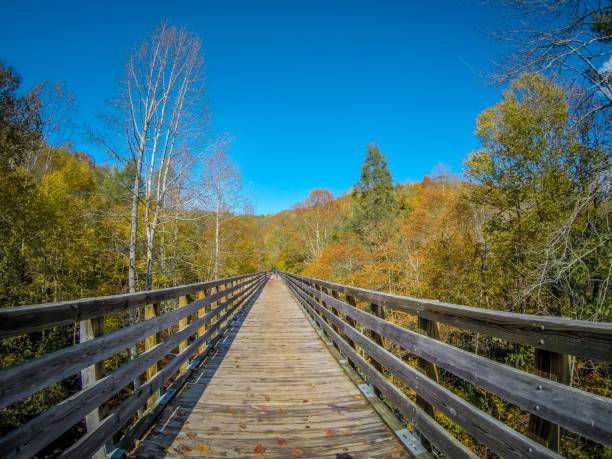 scenic views along virginia creeper trail