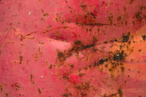 The red Metal Background of Rust