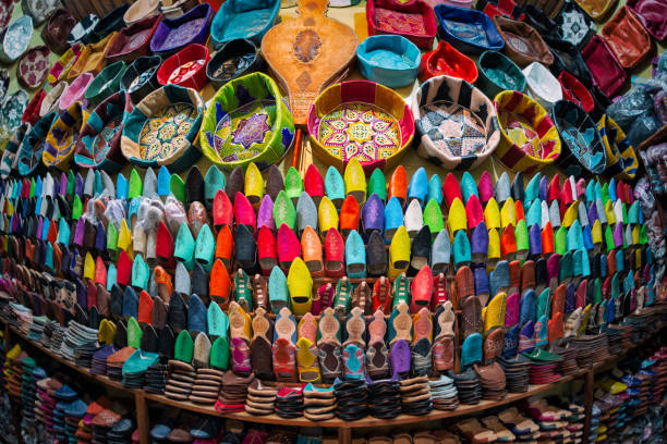 istock local shopping in Morocco 1076395400