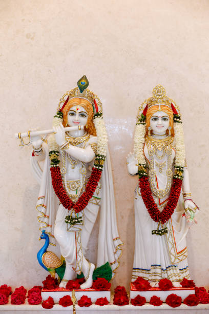 Lord Krishna and Radha Lord Krishna and Radha radha krishna stock pictures, royalty-free photos & images