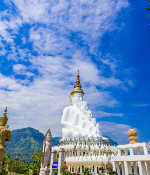 istock White buddha in Wat Phra That Pha Son Kaew temple at Phetchabun Thailand 1076443982