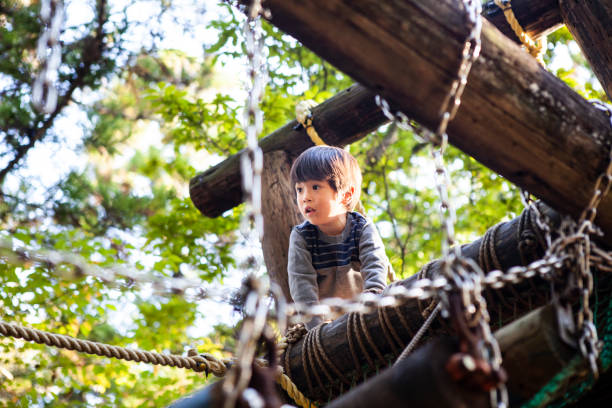 istock Children are enjoying athletic playground equipment. 1076446568