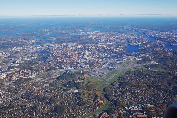 istock High Angle View Of Townscape Against Sky 1076459070