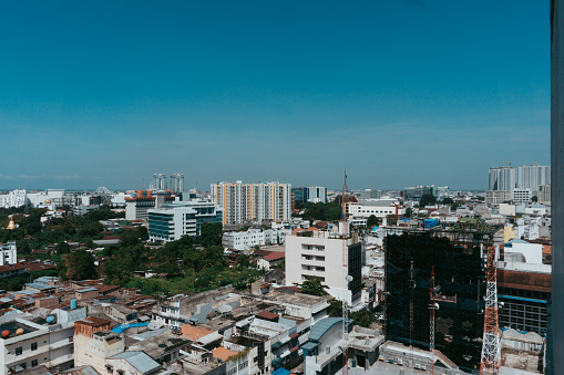 View towards Quezon Memorial Circle in Quezon City, Metro Manila, Philippines.