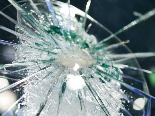 istock The broken windshield in the car accident 1076486264