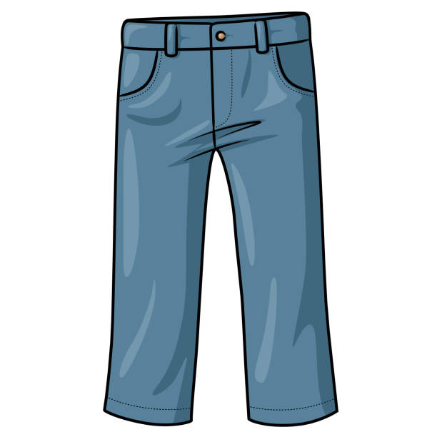 ilustrações de stock, clip art, desenhos animados e ícones de pants cartoon - calca