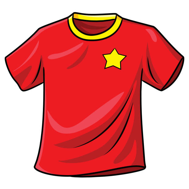 Tshirt Cartoon Stock Illustration - Download Image Now - Cartoon