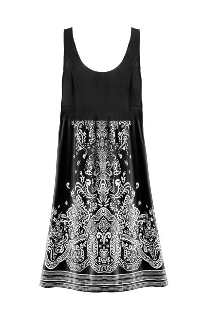 istock Black and white dress 1076497248