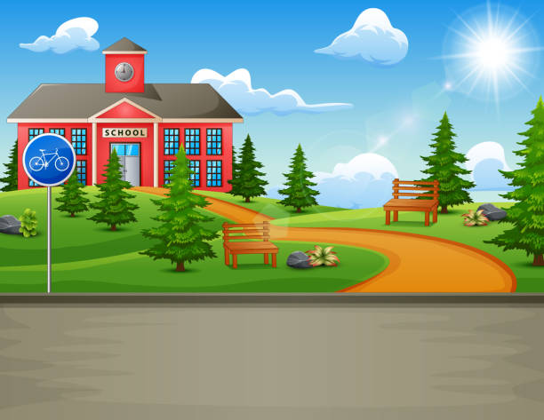 School House Cartoon Stock Photos, Pictures & Royalty-Free Images - iStock