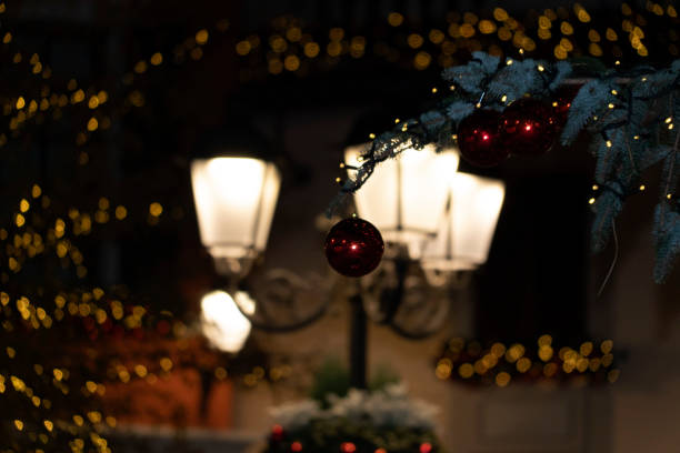 istock street christmas tree decorations and lights 1076508672