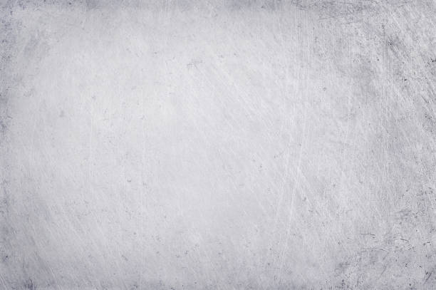 istock aluminium texture background, scratches on stainless steel. 1076509054