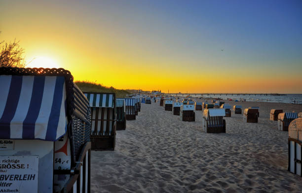 istock Evening on the beach of Ahlbeck. Germany 1076511544