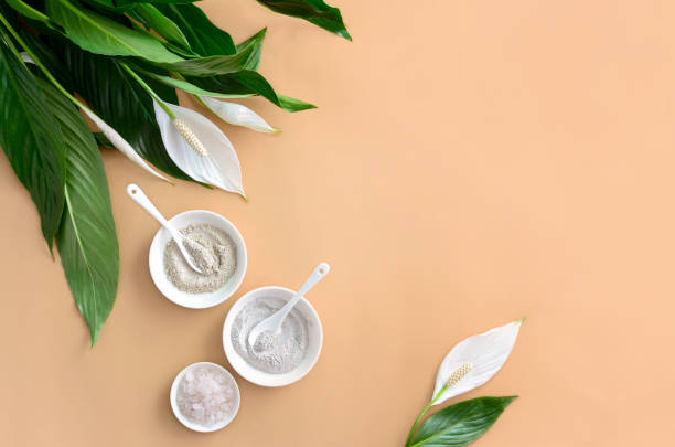 istock Spa background with cosmetic clays 1076513046