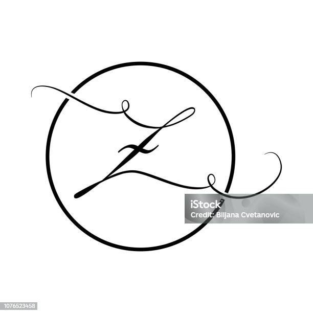 Script Z Images Black Script Letter Z Stock Illustration - Download Image Now - Letter ...