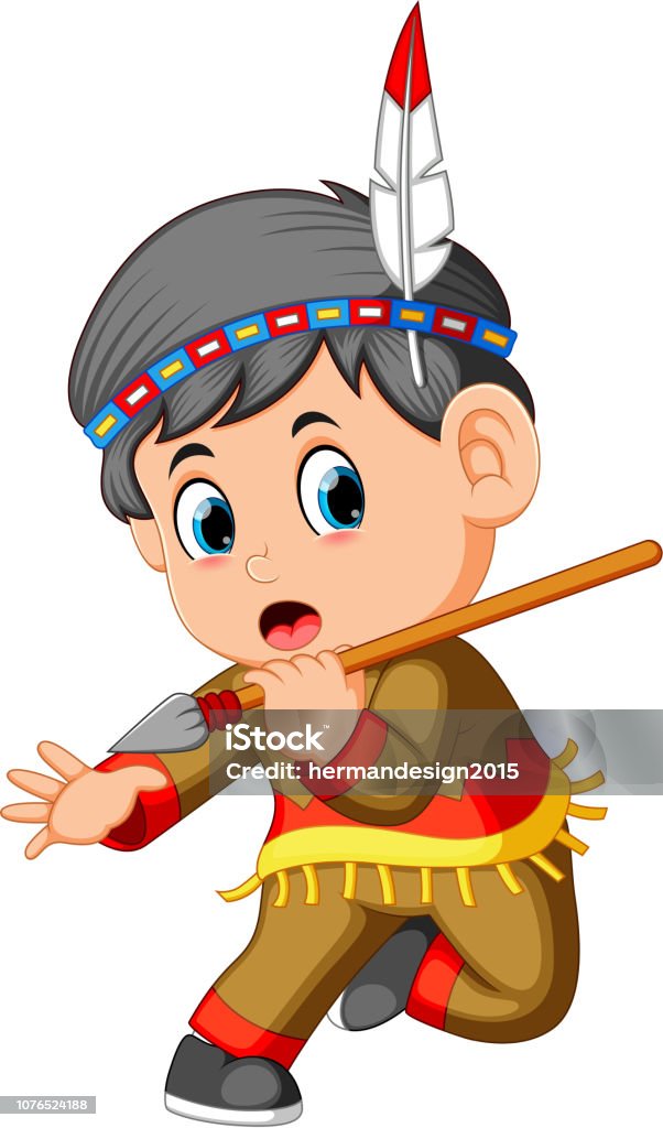 Ilustración de Una Lanza De Explotación Muchacho Indio Americano y más Vectores Libres de Derechos de Alegre - Alegre, Arena, Arte - iStock Ilustración de Una Lanza De Explotación Muchacho Indio Americano y más Vectores Libres de Derechos de Alegre - Alegre, Arena, Arte - iStock