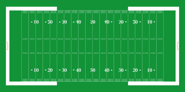 미식 축구 필드입니다. eps 10 - 264 stock illustrations