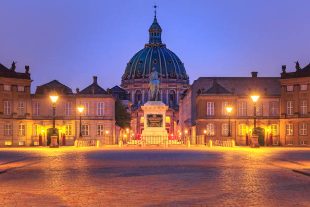 istock Amalienborg Square in Copenhagen, Denmark 1076562436