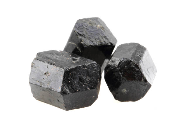 istock schorl mineral isolated 1076562852