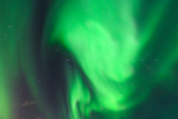 istock Northern Lights background image with only sky and Aurora 1076574706