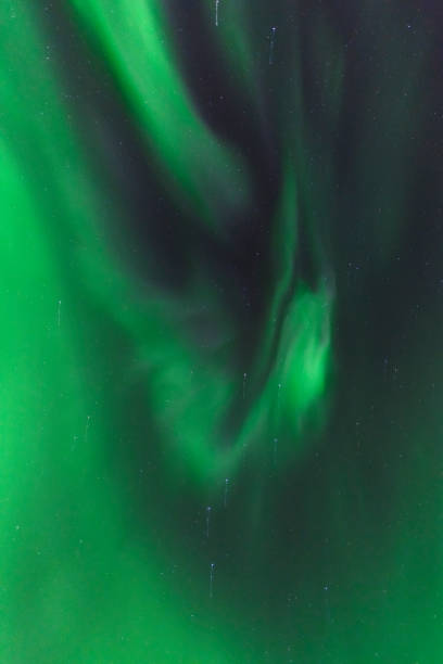 istock Northern Lights background image with only sky and Aurora 1076575014