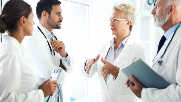 istock Doctors in a meeting. 1076578588