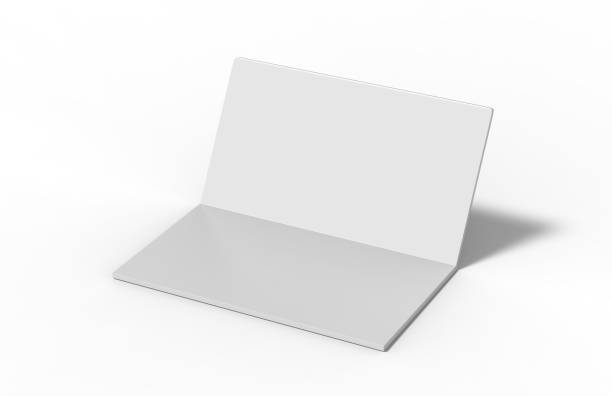 istock New invitation and greeting card mockup on isolated white background, 3d illustration 1076579208