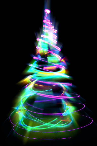 istock christmas lights as xmas tree 1076582468