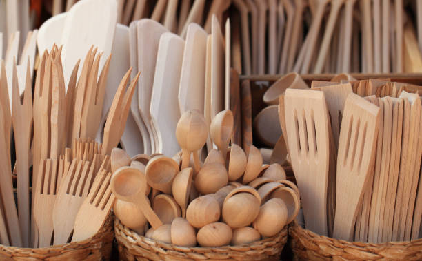 istock kitchen wooden equipment 1076589098