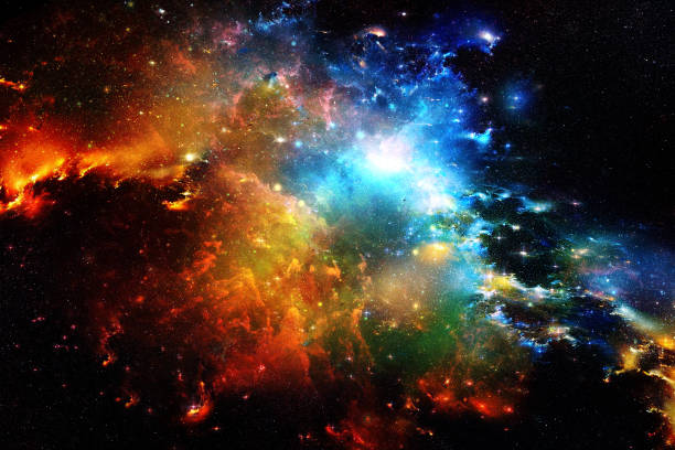 istock Stars and galaxy space sky night background 1076593092