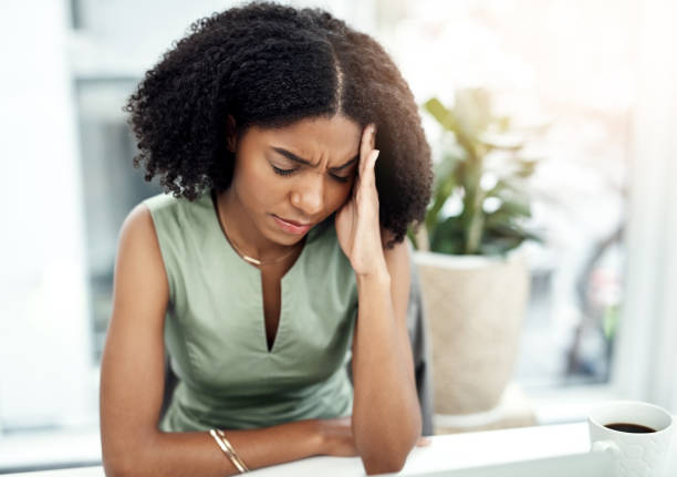 istock The stress is getting to her 1076596550