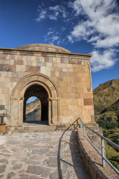 istock Ruins of belfry in Vardzia 1076603288