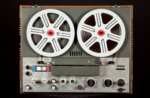 istock Vintage Analog Retro Tape Recorder 1076605826