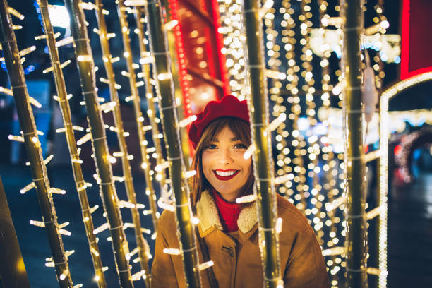 istock Woman at New Year's Eve 1076606228