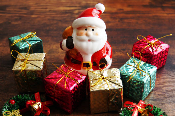 istock Santa Claus and presents. 1076607240