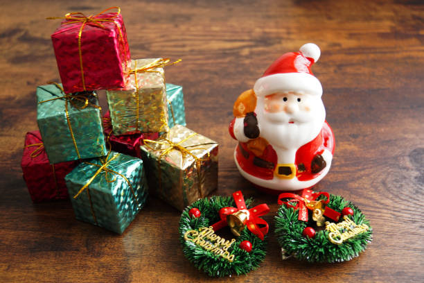 istock Santa Claus and presents. 1076607246