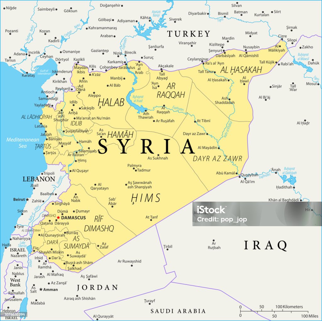 แผนที่ซีเรีย เวกเตอร์ ภาพประกอบสต็อก ดาวน์โหลดรูปภาพตอนนี้ ประเทศ