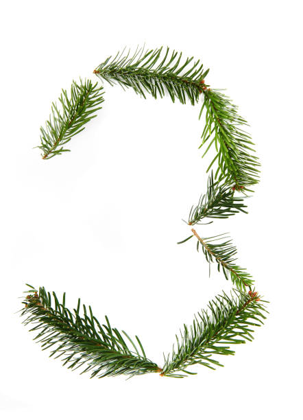 istock 3 - number symbol from christmas alphabet 1076613776
