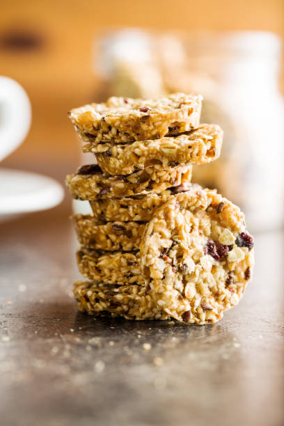 istock Oatmeal cookies, granola cookies 1076614606