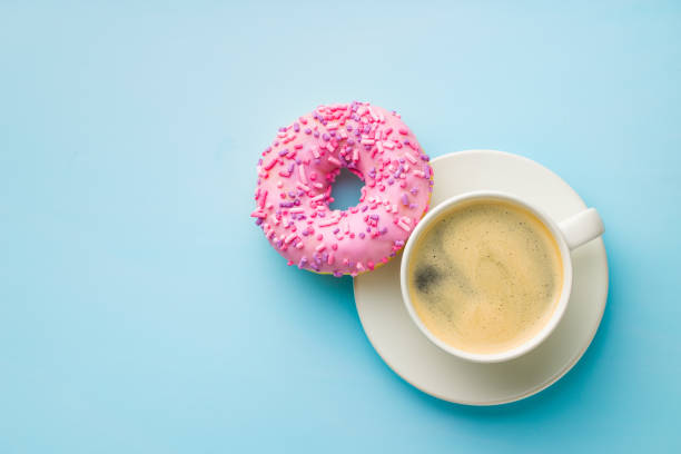 istock Pink sweet donut 1076621028