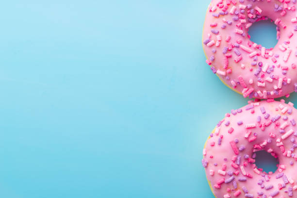 istock Pink sweet donut 1076621330